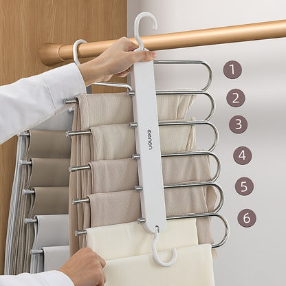 Multi-functional Pants Hanger: Make Your Shelves Look Neat and Organised